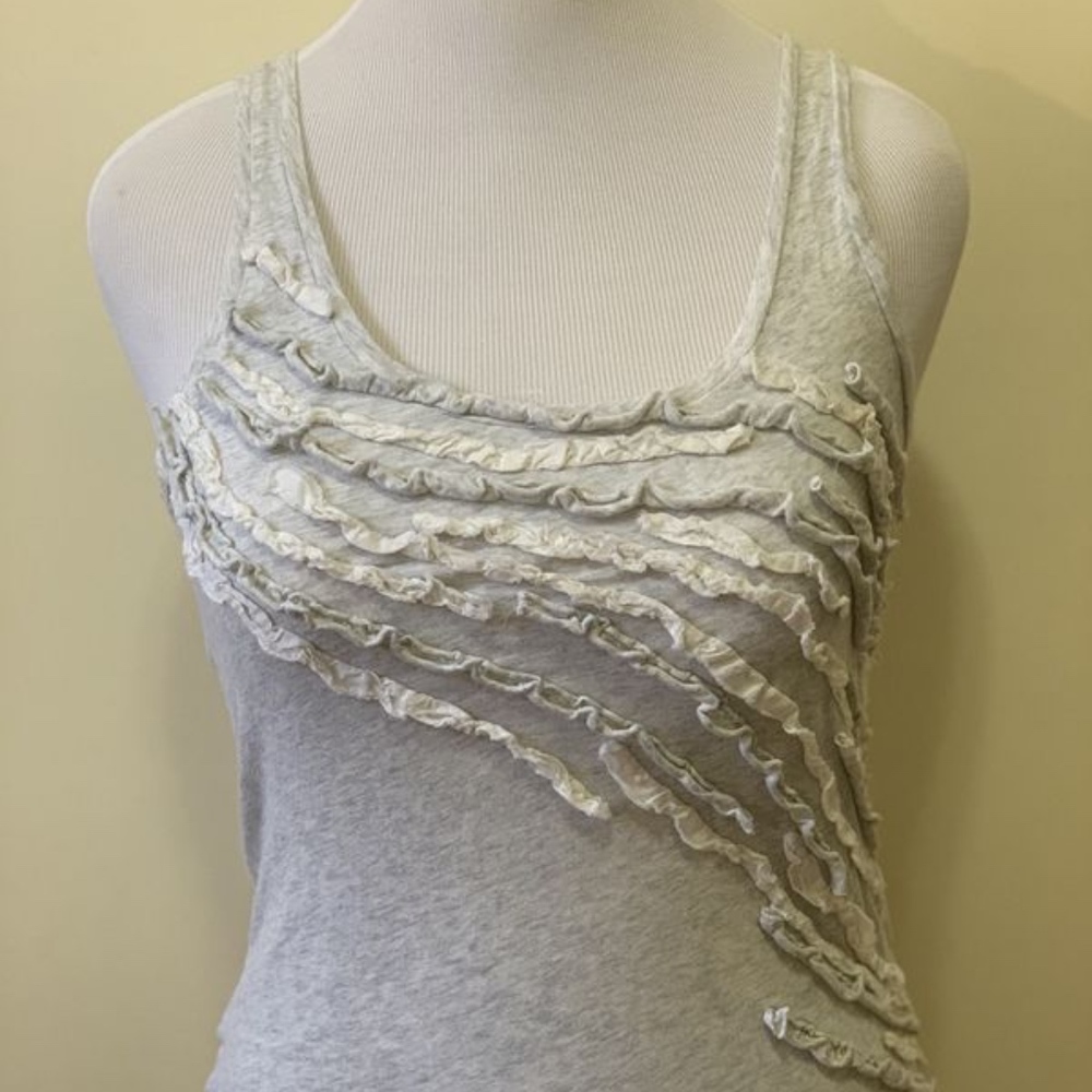 J Crew Ruffled Tank